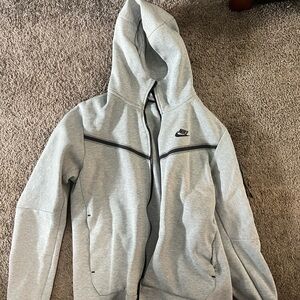 Men’s Nike tech fleece zip jacket Size large